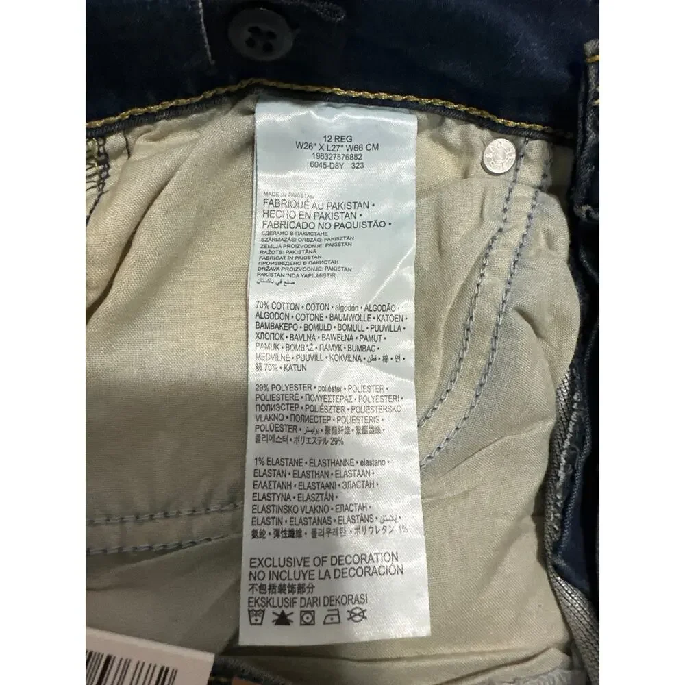 Levi boys Skinny Jeans size 12 Reg